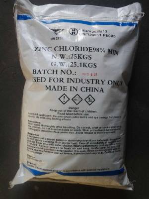 <b>Name</b>:Zinc Chloride 98%min<br />